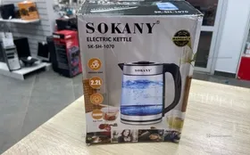 Купить Чайник электрический Sokany sh-1070 стекло б/у , в Уфа Цена:790рублей