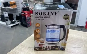 Купить Чайник электрический Sokany sh-1070 стекло б/у , в Уфа Цена:790рублей
