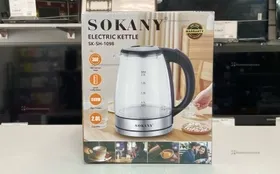 Купить Чайник электрический Sokany sh1098 стекло б/у , в Санкт-Петербург Цена:990рублей