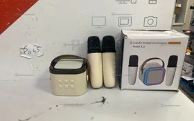 Купить Беспроводная портативная караоке колонка с микрофонами Bluetooth колонка с led подсветкой б/у , в Набережные Челны Цена:390рублей